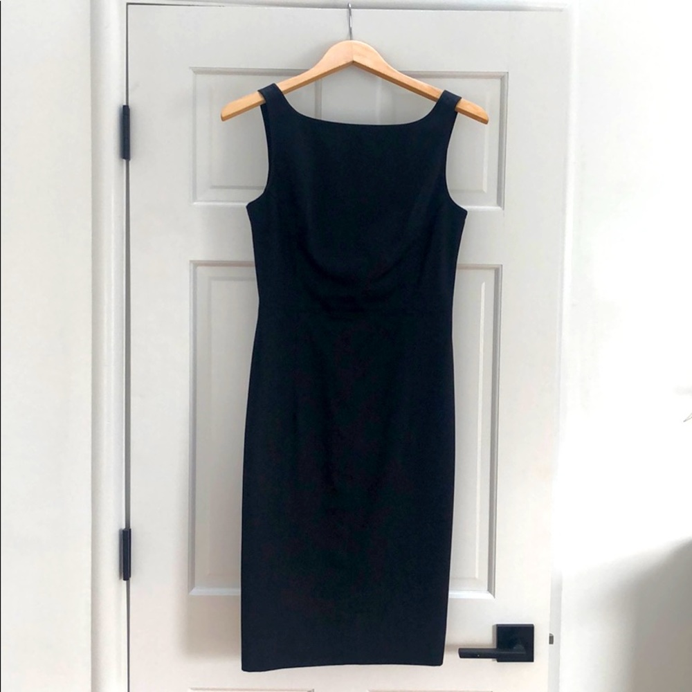 Classic black sheath dress